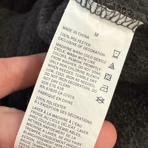 Nautica 1/4 zip Pullover sweatshirt Mens M Gray Fleece Athletic Athleisure Fall - Picture 11 of 13